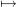 ↦→