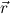 ⃗r