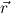 ⃗r